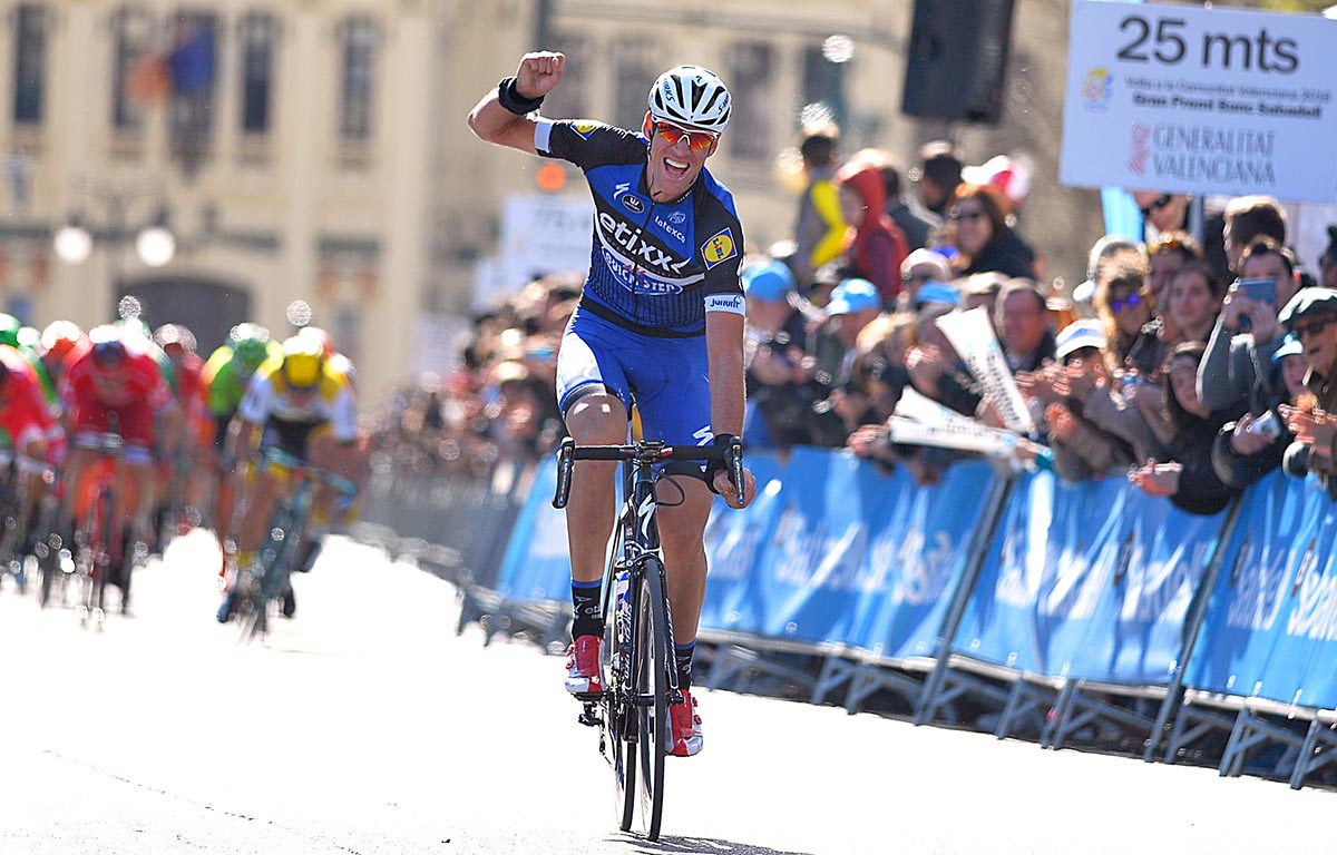 Stijn Vandenbergh (Etixx -  Quick.Step vince l'ultima tappa della Vuelta Valenciana 