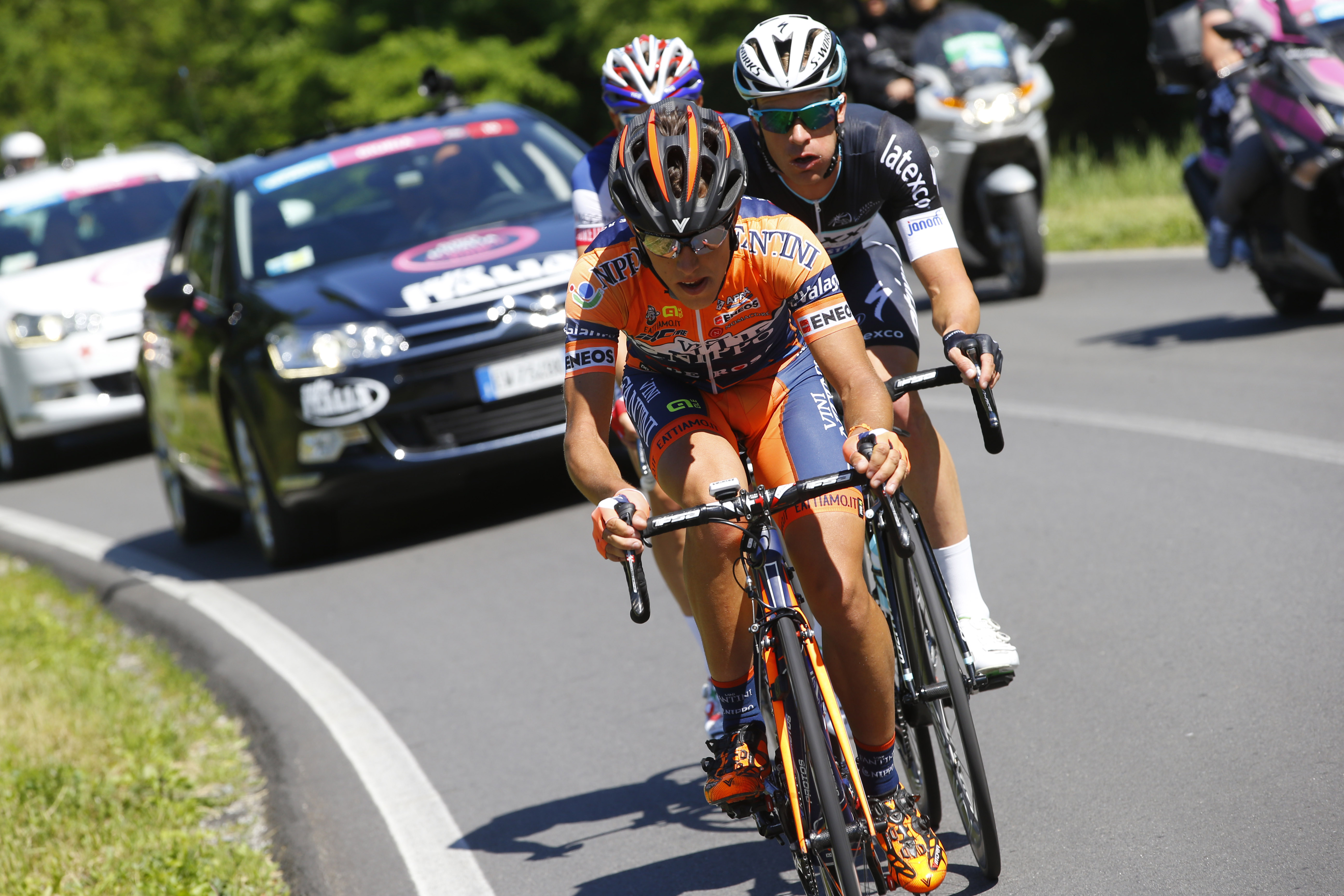 Giro d' Italia 2015 - 98a Edizione - 17a tappa Tirano - Lugano 134 km - 27/05/2015 - Giacomo Berlato (Nippo - Vini Fantini) - foto Luca Bettini/BettiniPhoto©2015