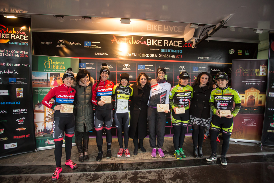 Andalucìa Bike Race, il podio femminile