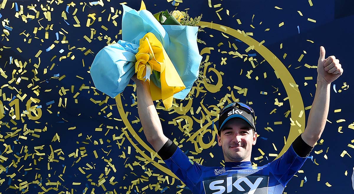 Elia Viviani nuovo leader del Dubai Tour (foto ANSA)