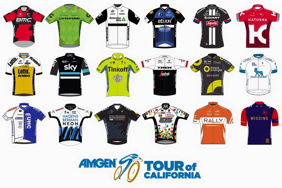 Le squadre al via del Tour of Califorinia 2016