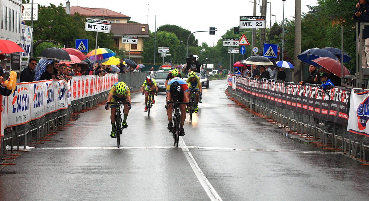 Testa a testa tra Noris e Pini sul traguardo di Bolgare