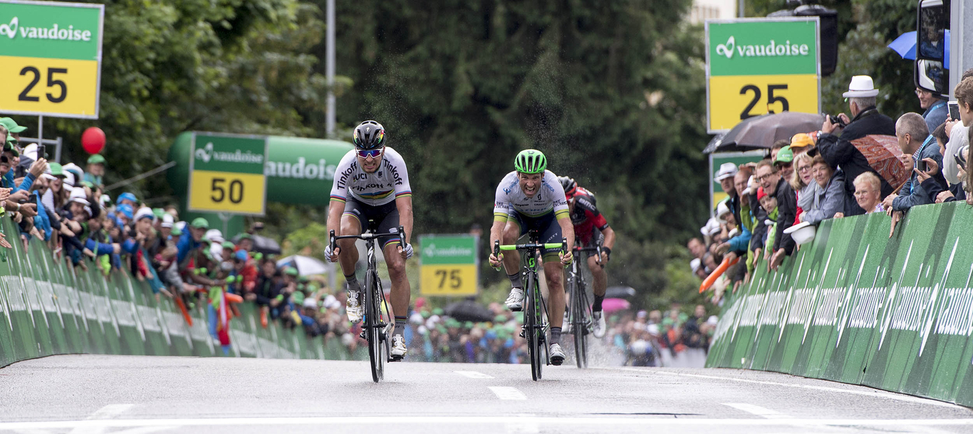 La vittoria di Peter Sagan nella seconda tappa del Giro di Svizzera