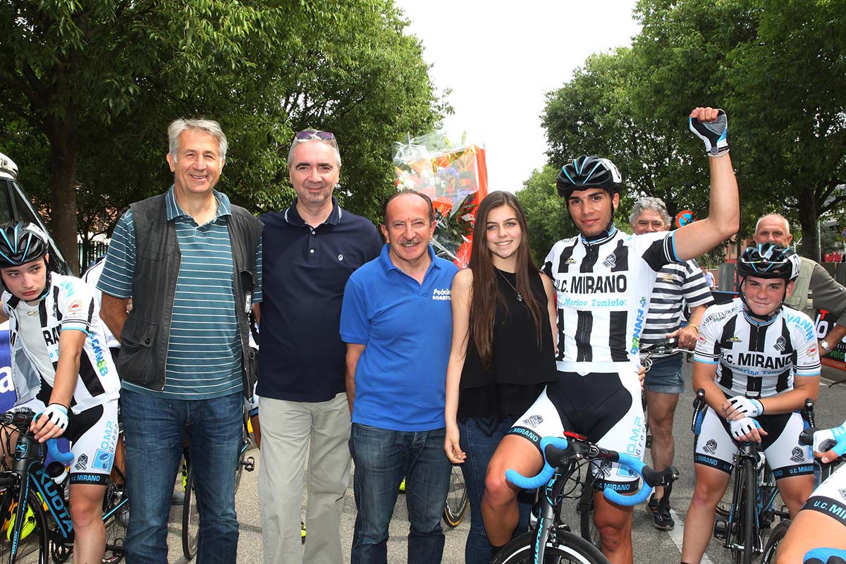 L'Uc Mirano festeggia la nona vittoria stagionale di Davide Boscaro ad Agrate Brianza