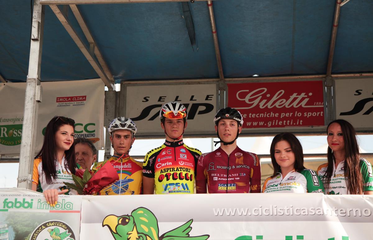 Il podio del Campionato Regionale Emilia Romagna Juniores