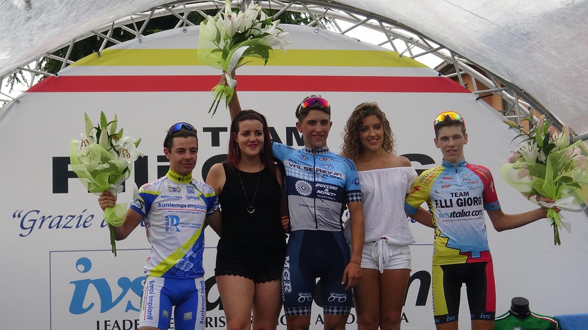 Il podio del Trofeo Ruggeri Srl