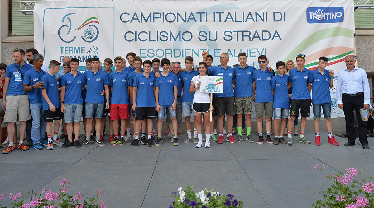 Campionati Italiani di Ciclismo su strada Terme di Comano 2016, Cerimonia di Apertura Comano Terme 9 luglio 2016 © foto Daniele Mosna