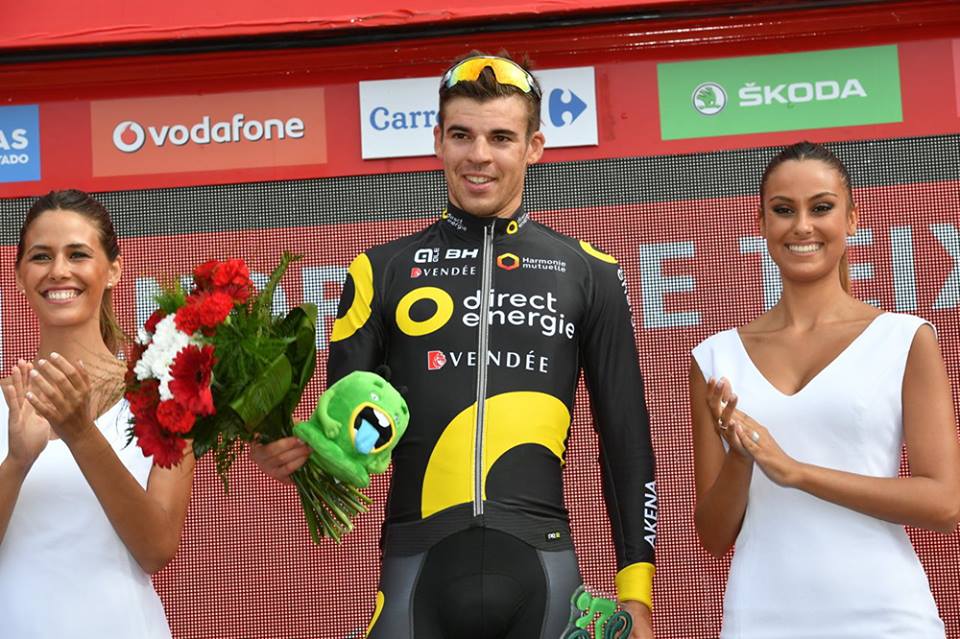 Lilian Calmejane vincitore della quarta tappa della Vuelta