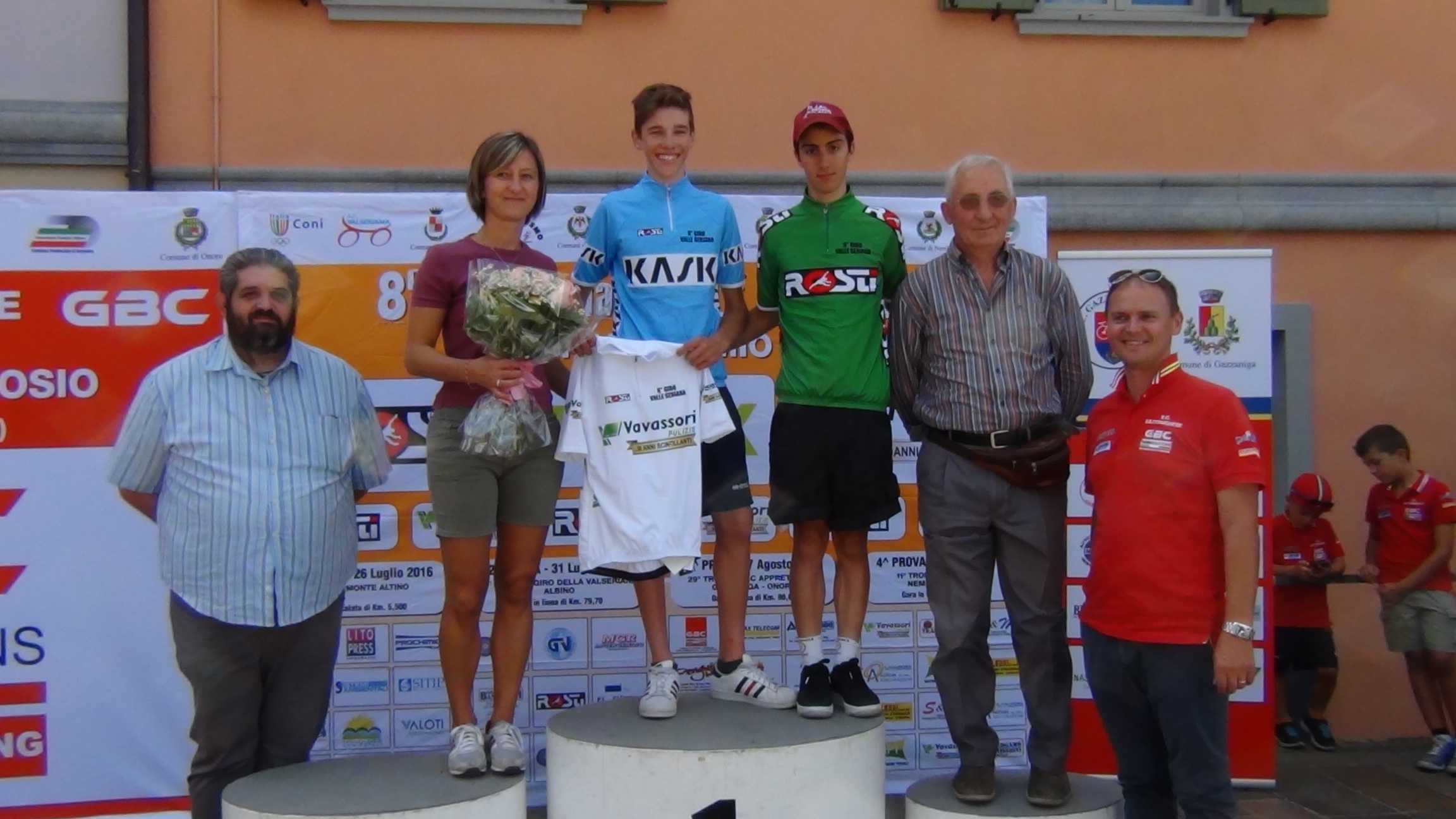 Nicola Plebani e Samuele Rubino leader delle classifiche dell'8° Giro della Valle Seriana dopo la seconda prova