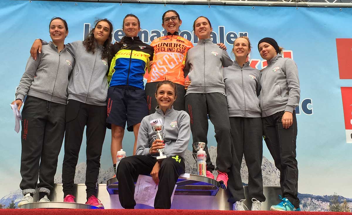 Le ragazze del Team Wilier Breganze alla Juniores Cup St Johann Tirol