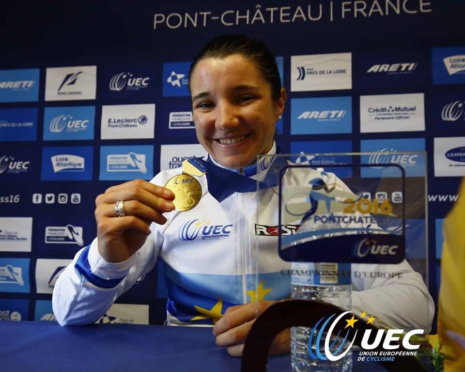 La gioia della neo campionessa europea Chiara Teocchi 