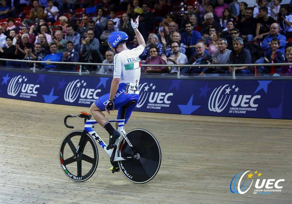 Simone Consonni vince la prova ad Eliminazione