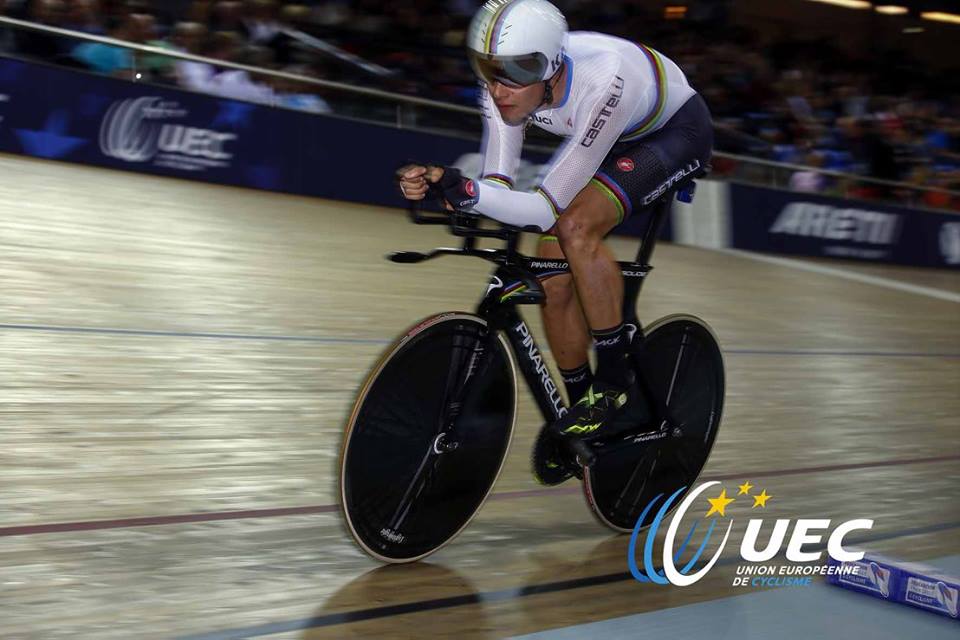 Filippo Ganna in azione