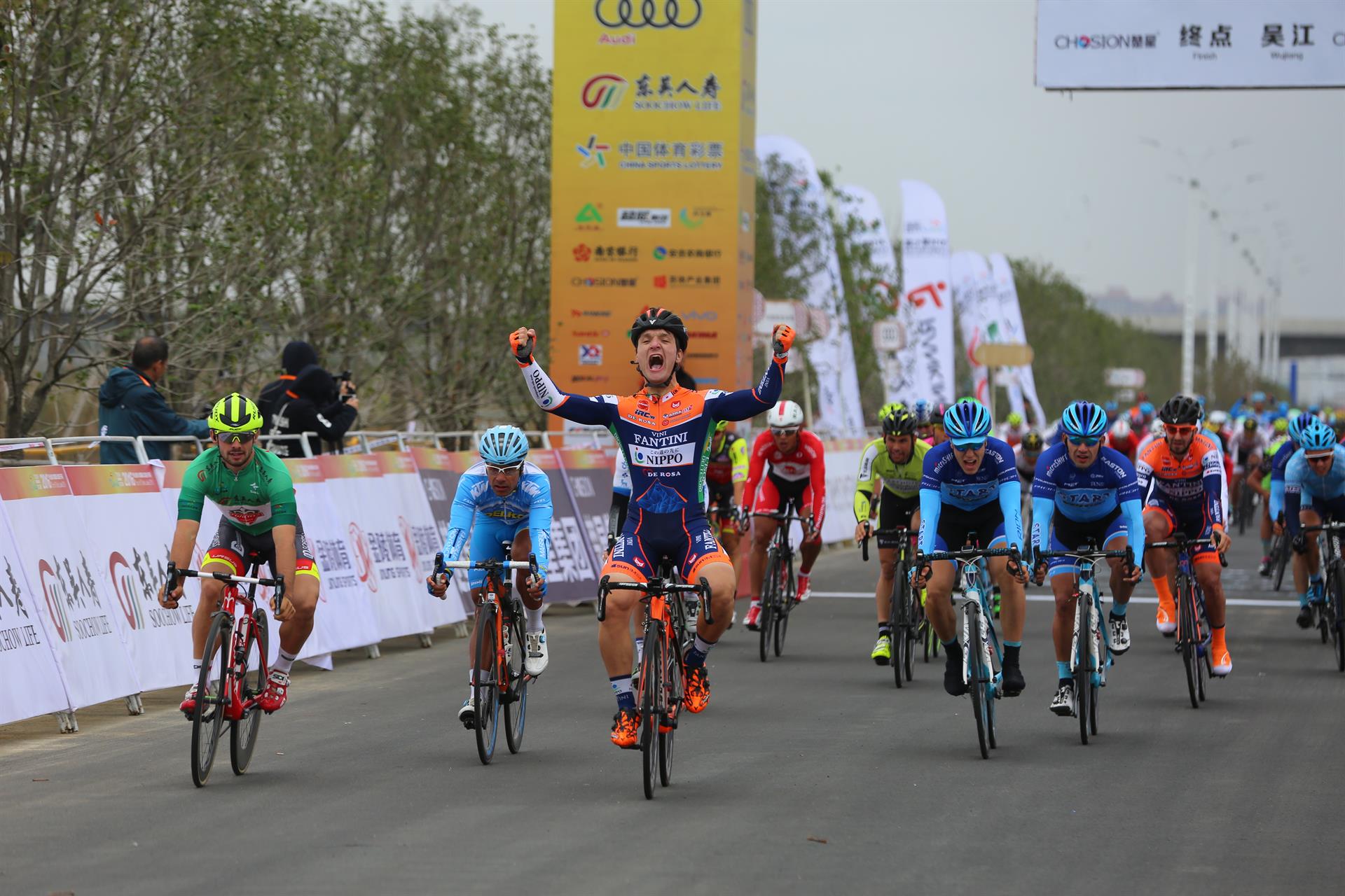 Nicolas Marini vince la quarta tappa del Tour of Taihu Lake