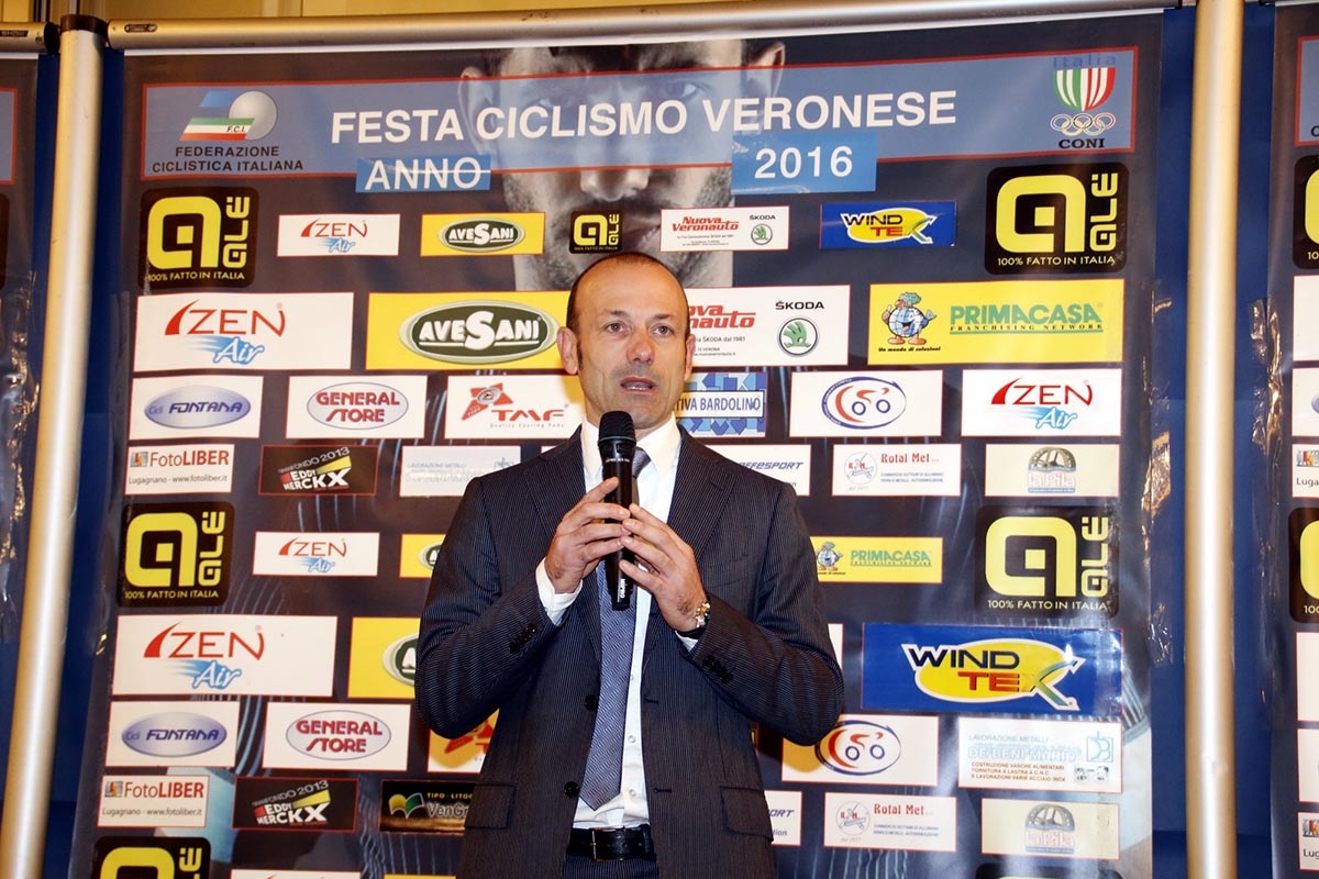 Il presidente del Comitato FCI di Verona Gianluca Liber
