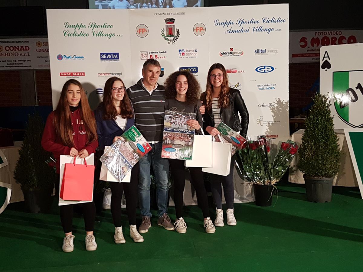 Le ragazze della categoria Donne Esordienti del Gsc Villongo