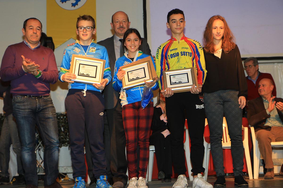 Premiazione dei Giovanissimi dell'anno 2016