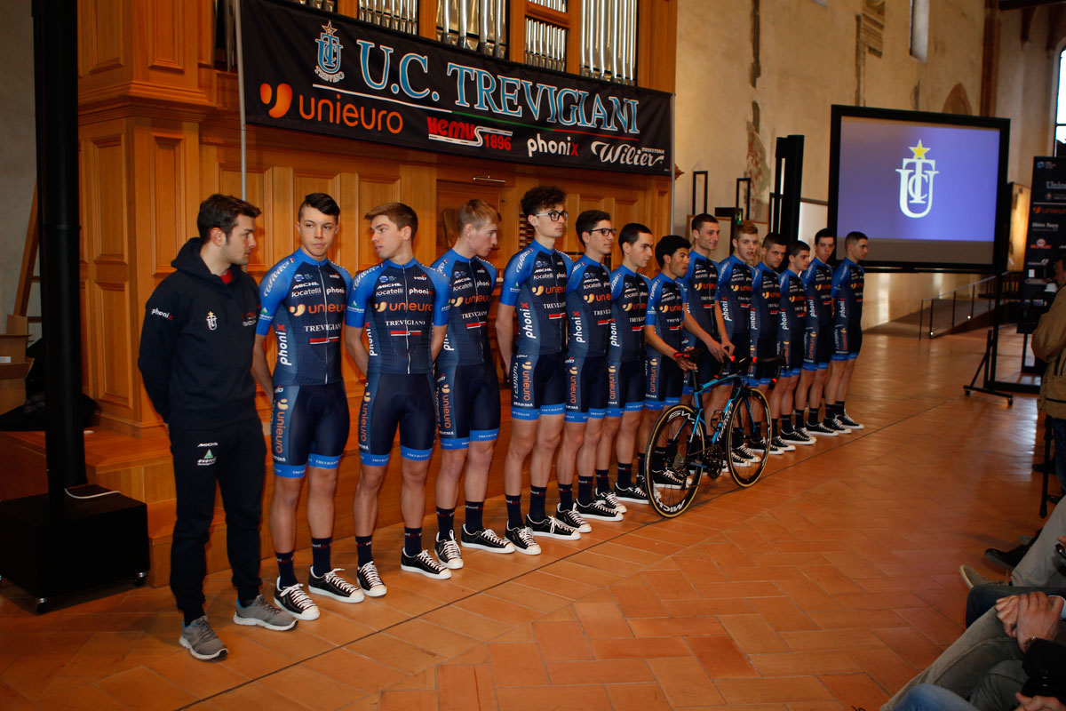 La presentazione della rosa 2017 del Team Unieuro Trevigiani Hemus 1896