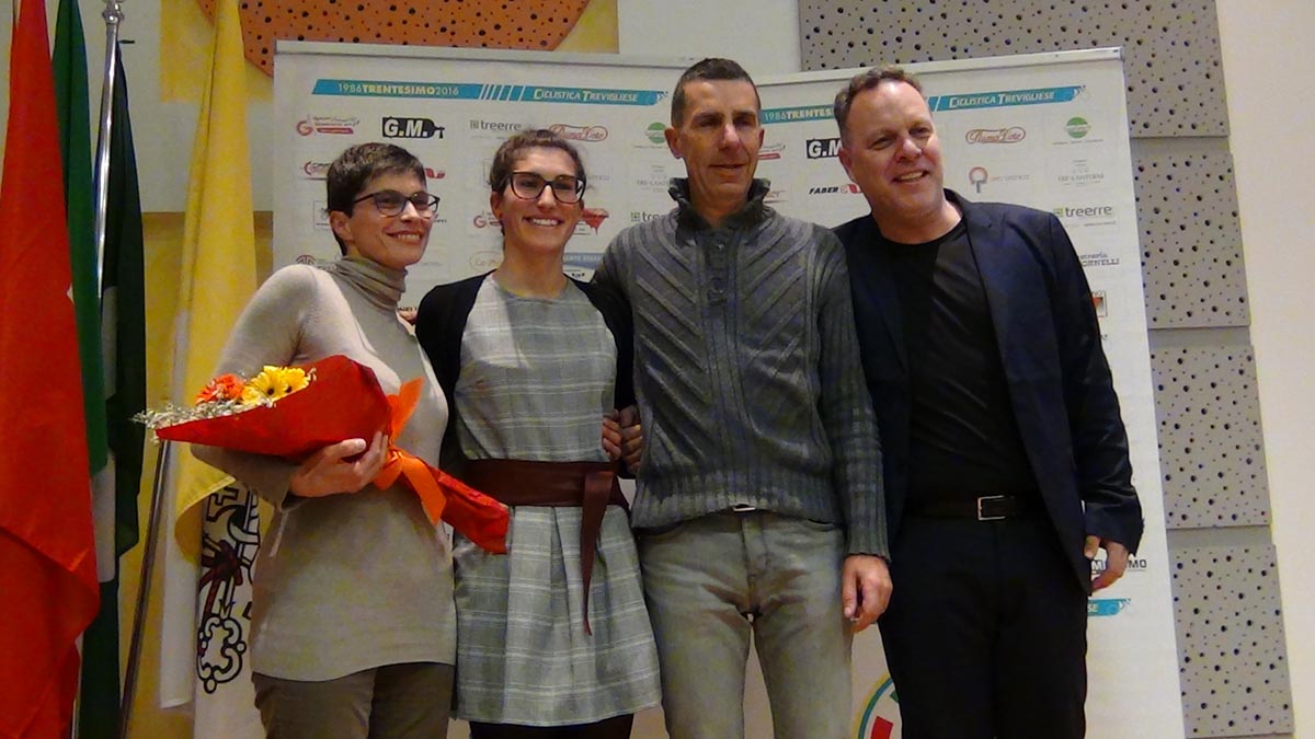 Elisa Balsamo con i genitori Sergio ed Elisa