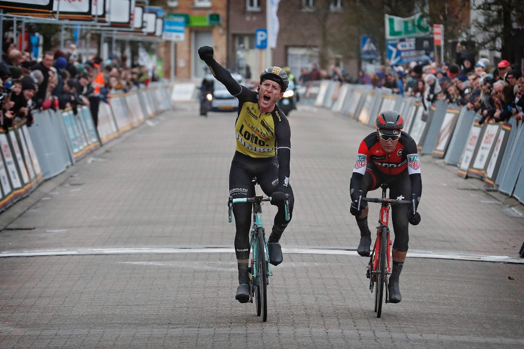 Jos Van Emden vincitore della prima edizione della Dwars door West-Vlaanderen Johan Museeuw Classic