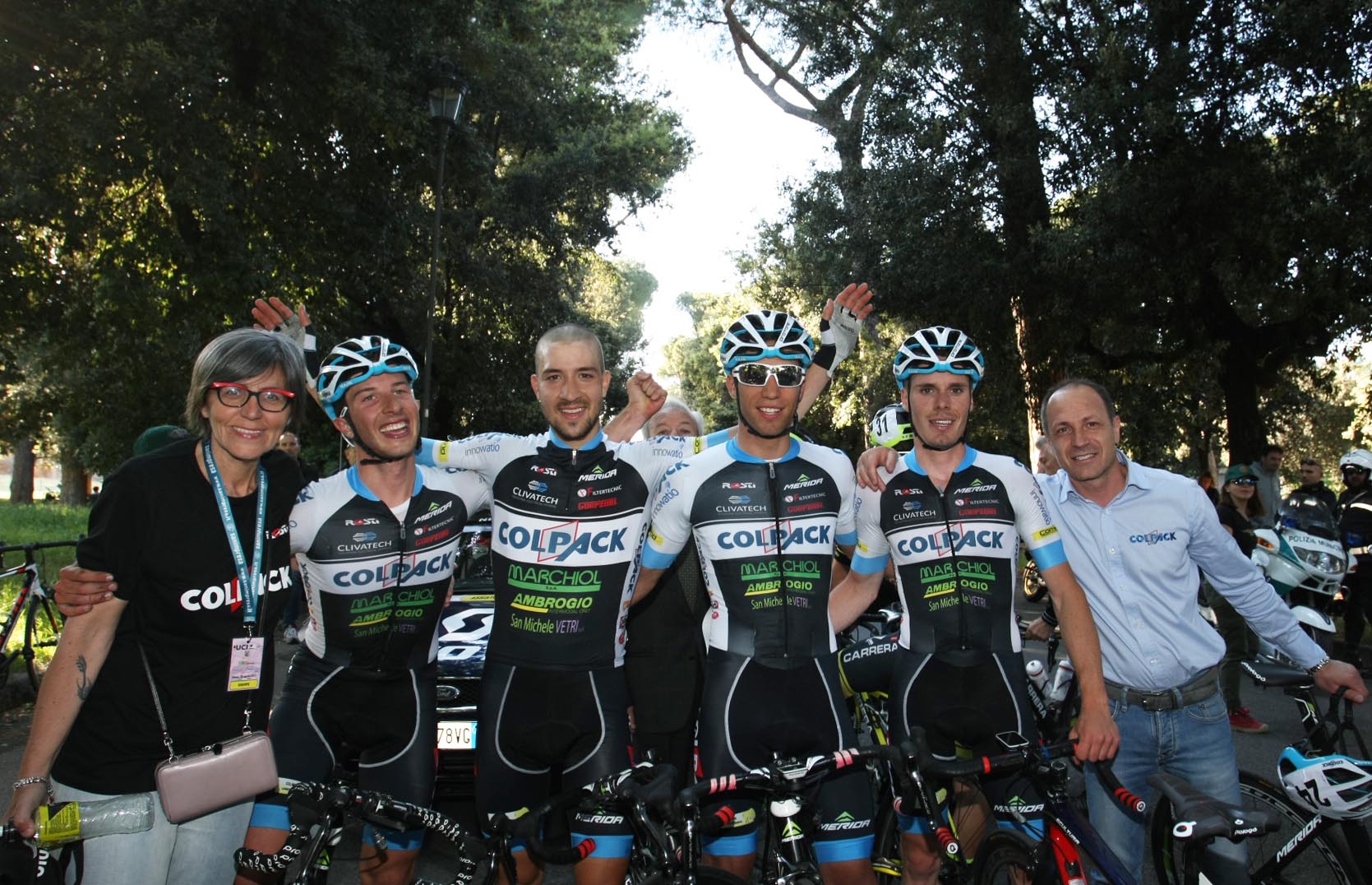 Team Colpack in festa a Roma