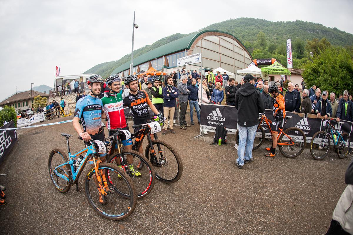 Il podio Elte dell'Agnosine Bike 2017