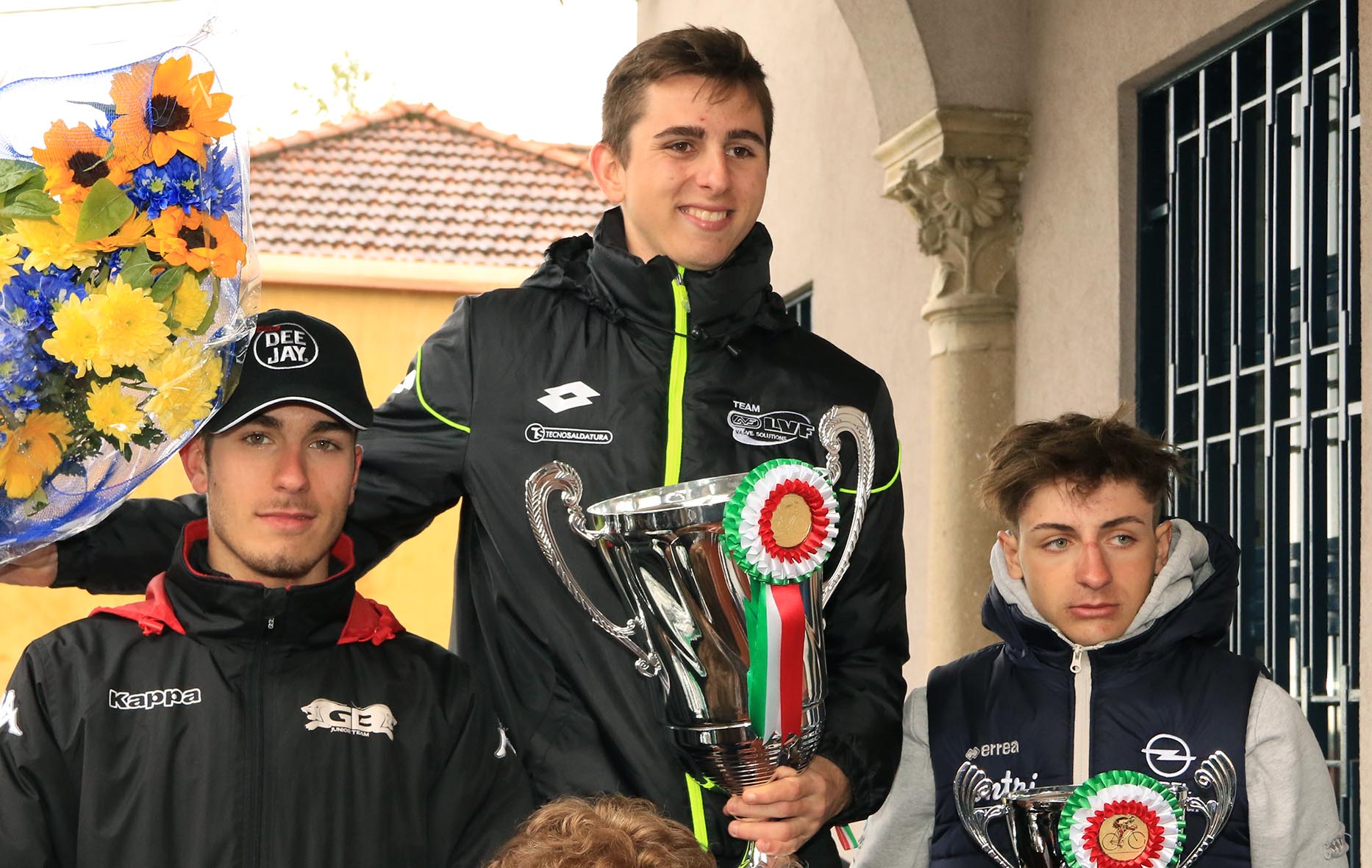 Il podio del 28° Trofeo Brebbia Remo e Montalbetti Piero a.m. 