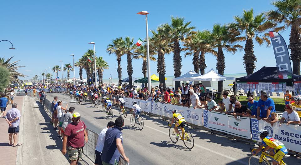 Un momento di gara a Porto Sant'Elpidio