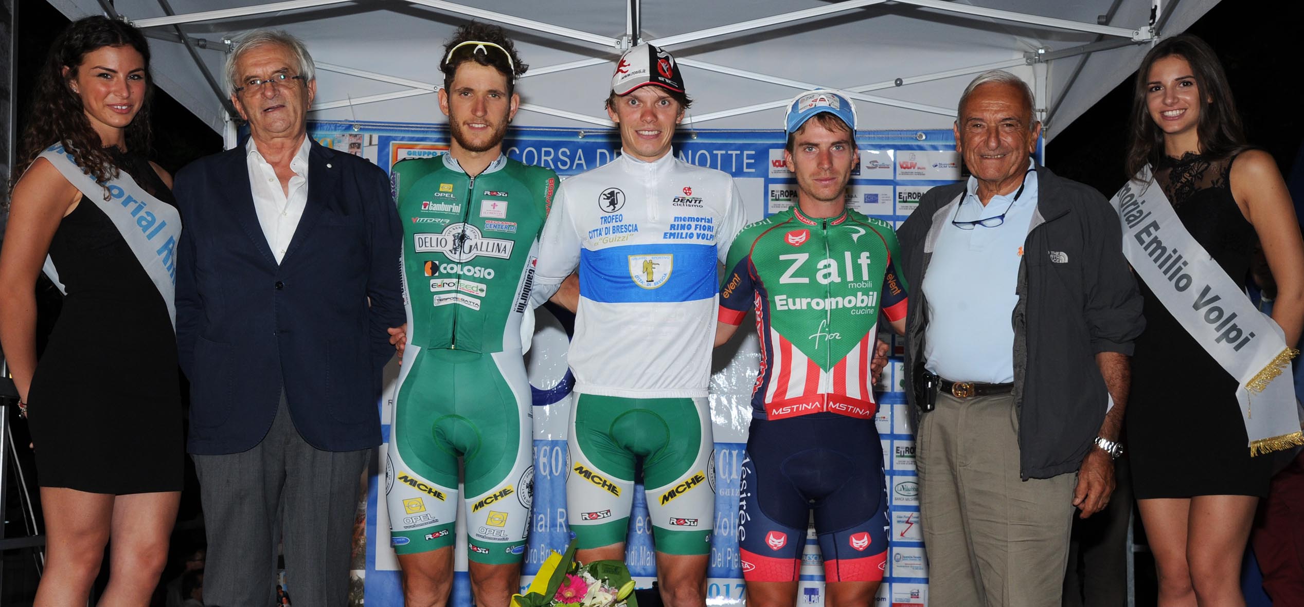 Il podio del 54° Trofeo Città di Brescia