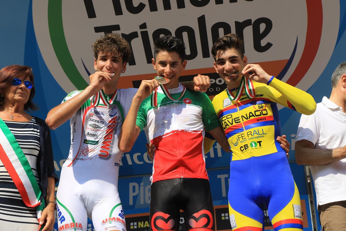 Antonio Tiberi è il nuovo campione italiano a cronometro Allievi