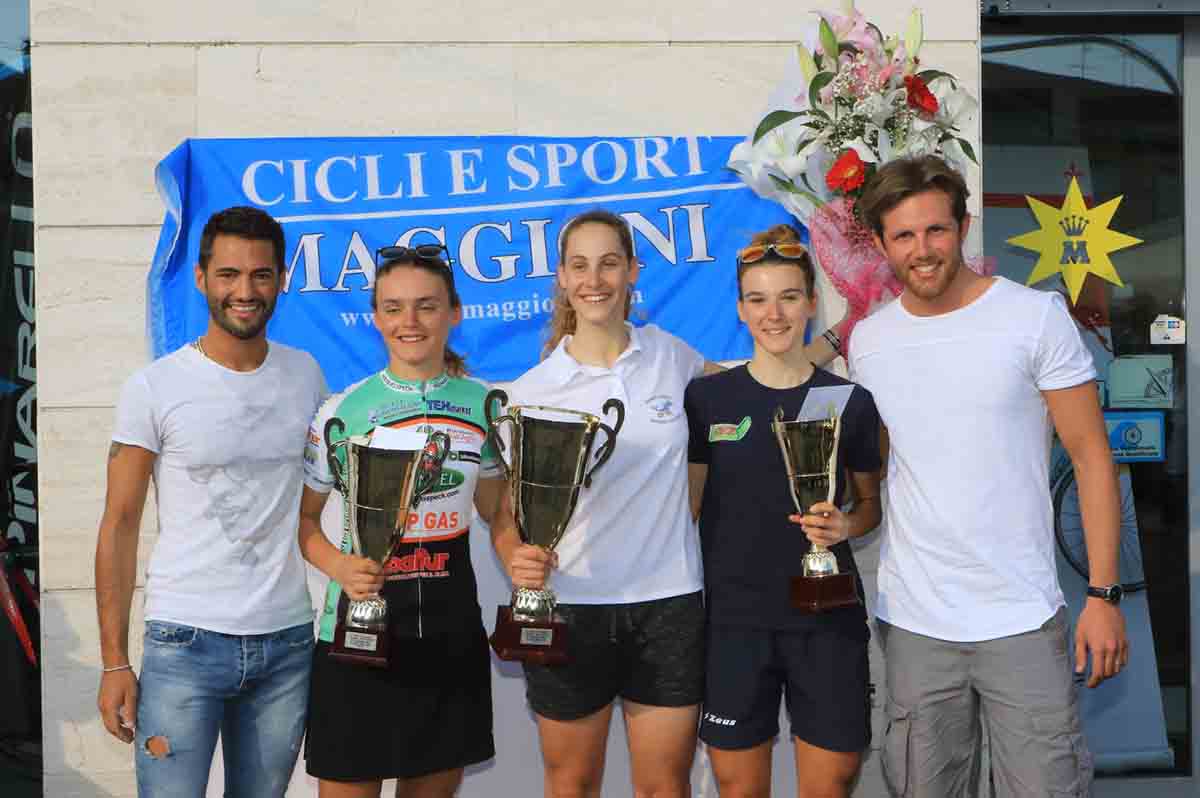 Il podio Donne Junior di Cesano Maderno 