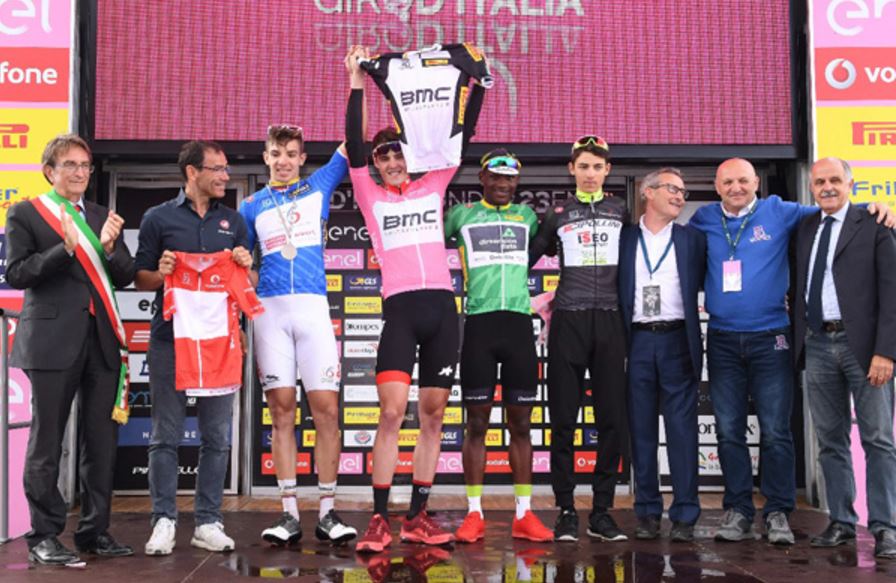 Tutte le maglie del Giro d'Italia Under 23 Enel 2017