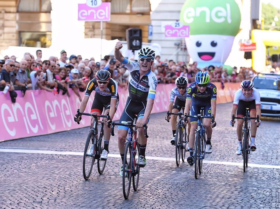 Mark Padun vince la terza tappa del Giro d'Italia Under 23 Enel