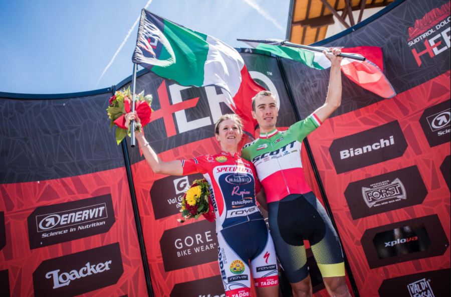 Juri Ragnoli ed Elena Gaddoni vincitori della Hero 2017