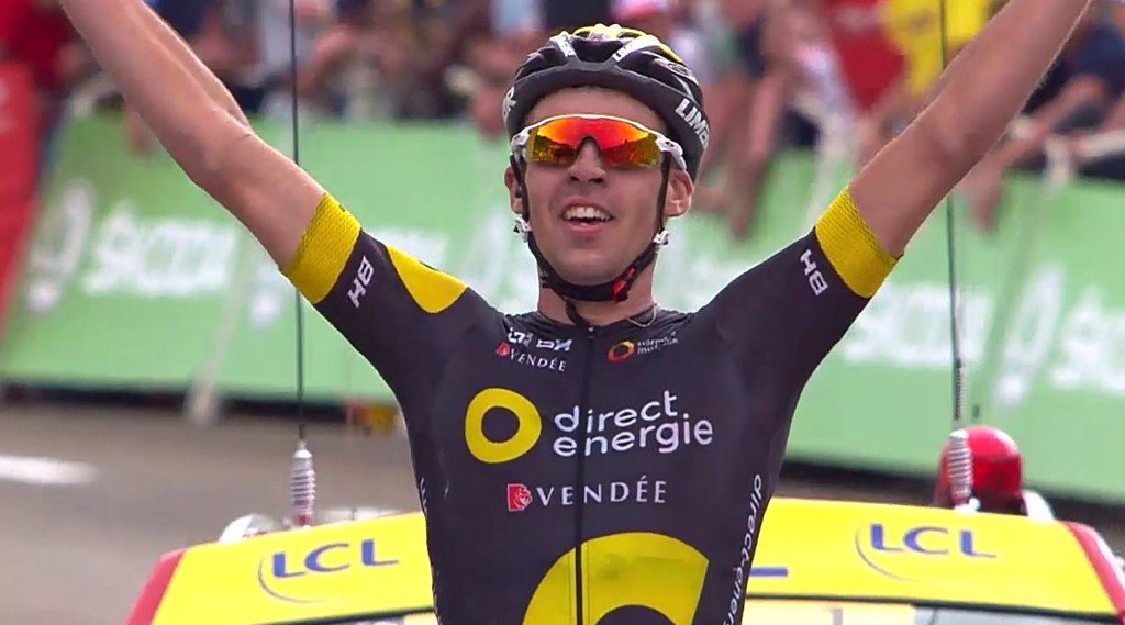 Lilian Calmejane vince l'ottava tappa del Tour de France 2017