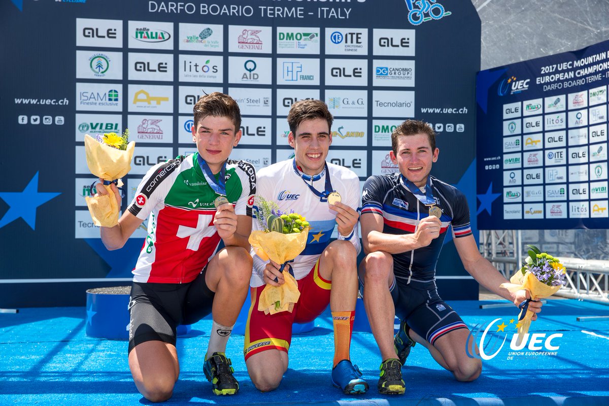 Lo spagnolo Jofre Cullell Estape campione europeo XCO Juniores 2017