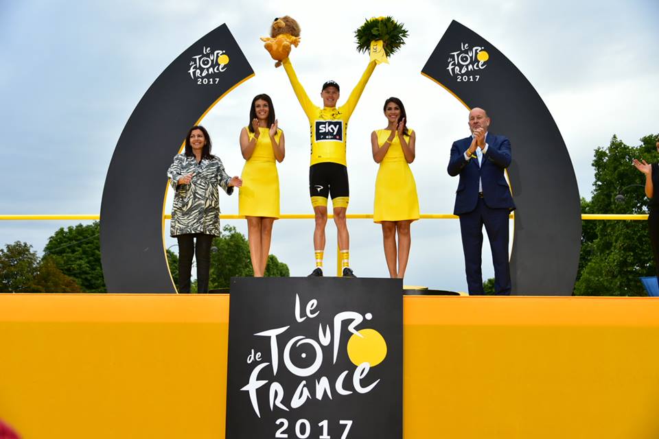 Chris Froome vince il Tour de France 2017 (foto ASO)