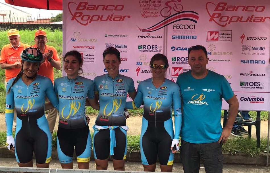 Astana Women's Team protagonista al Prologo della Vuelta Femenina a Costa Rica