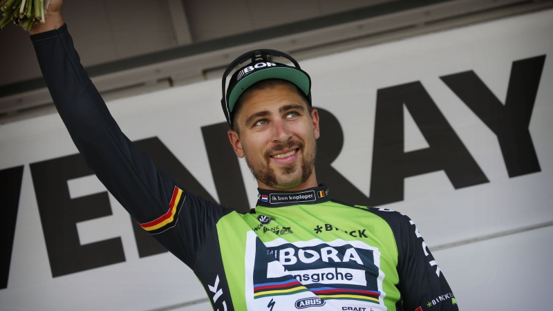 Peter Sagan vincitore della prima tappa e primo leader del BinckBank Tour 2017