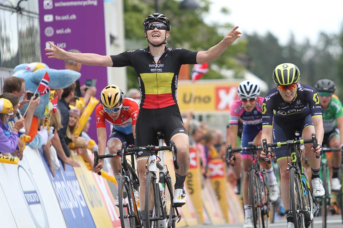 Jolien D'hoore vince la prima tappa del Ladies Tour of Norway