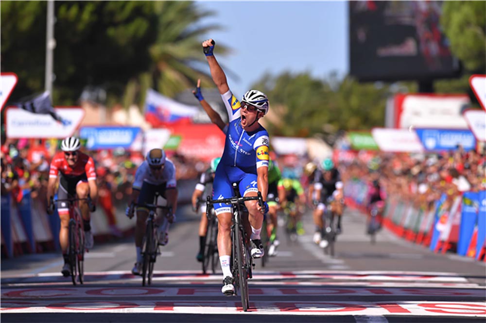 Yves Lampaert vince la seconda tappa a La Vuelta 2017