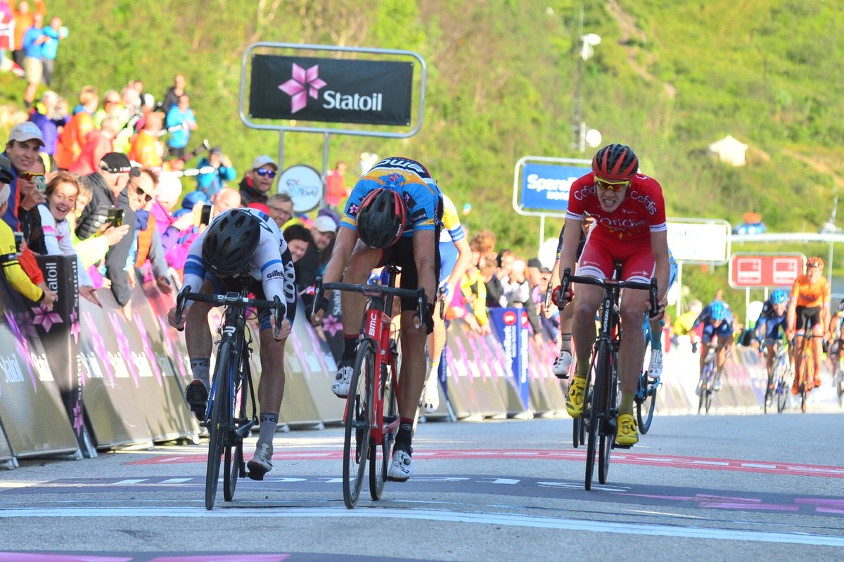 August Jensen vince la terza tappa dell'Arctic Race of Norway