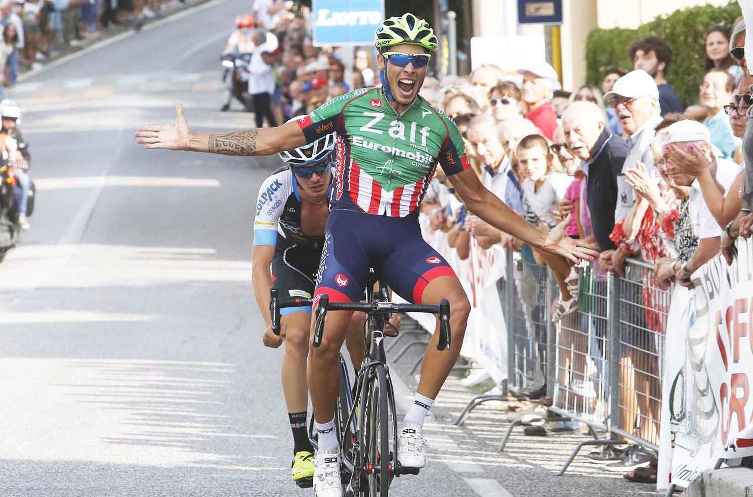 Filippo Rocchetti batte Alessandro Fedeli a Scomigo di Conegliano