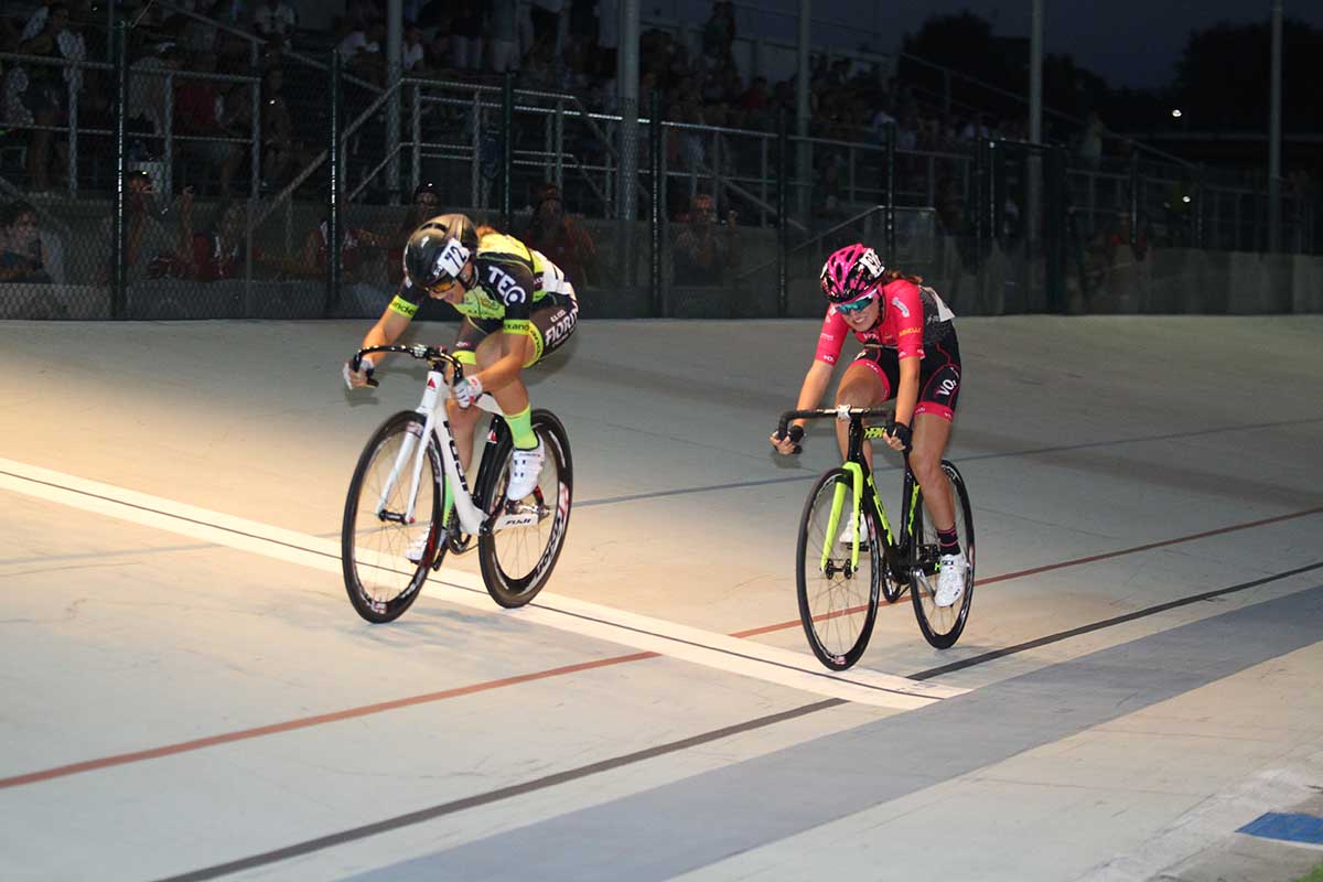 La volata vinta da Sara Fiorin nella Velocità Donne Esordienti