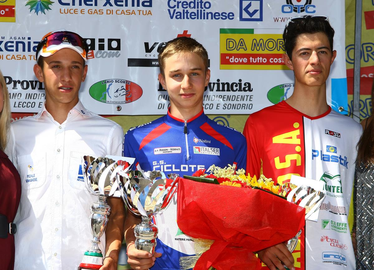 Il podio del 17° Trofeo Città di Conegliano