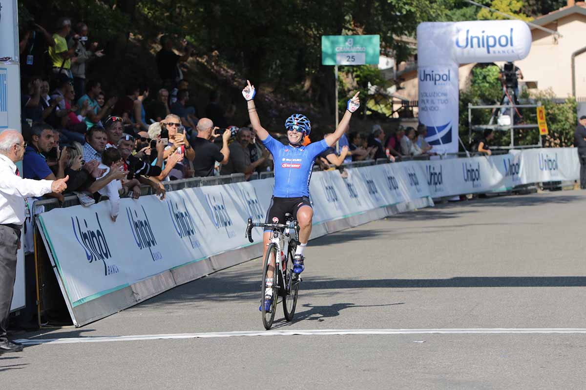La vittoria di Tatiana Guderzo in cima al San Luca, suo il Giro dell'Emilia femminile 2017
