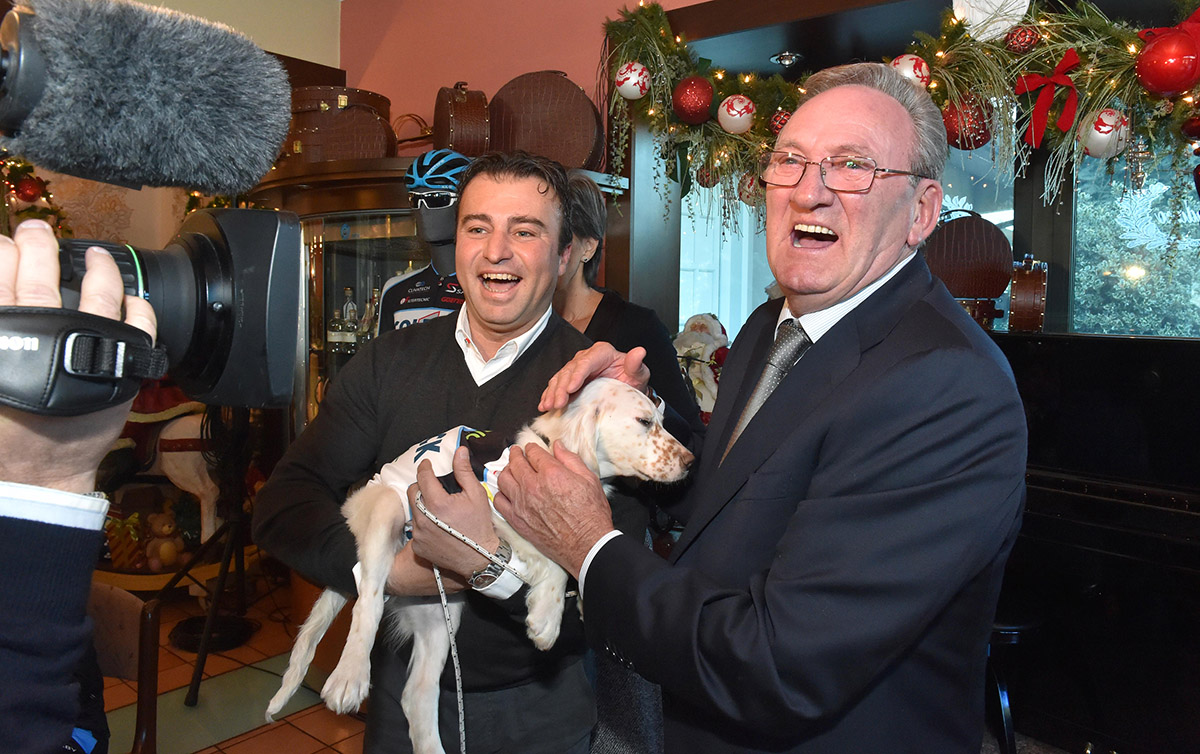 Un regalo speciale per il presidente Beppe Colleoni