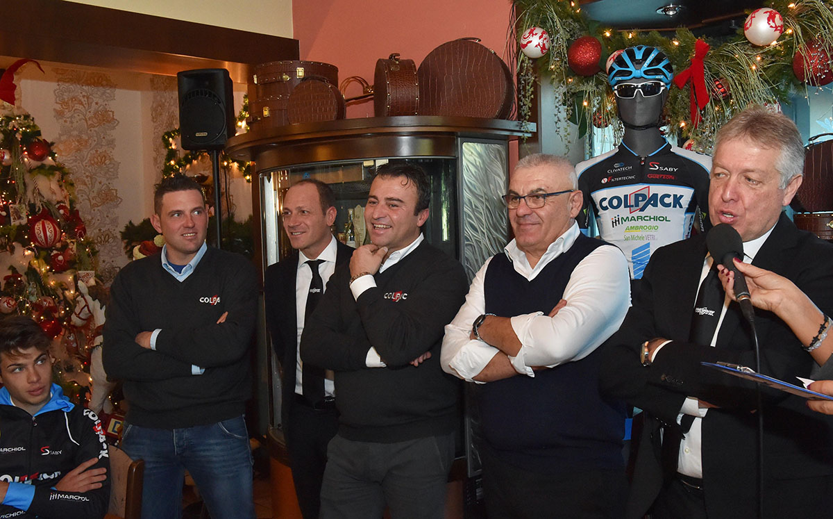 Antonio Bevilacqua con Giuseppe Lorenzetto e i direttori sportivi