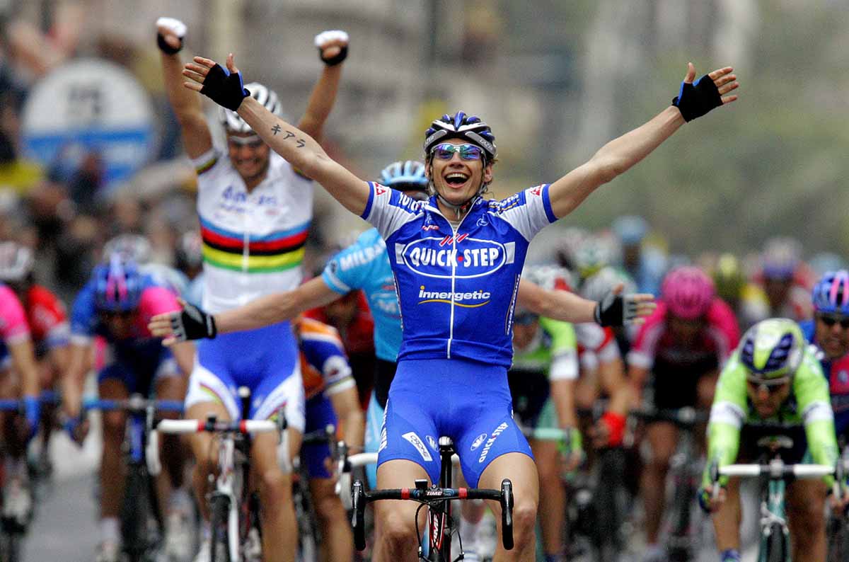 Filippo Pozzato vince la Milano-Sanremo 2006