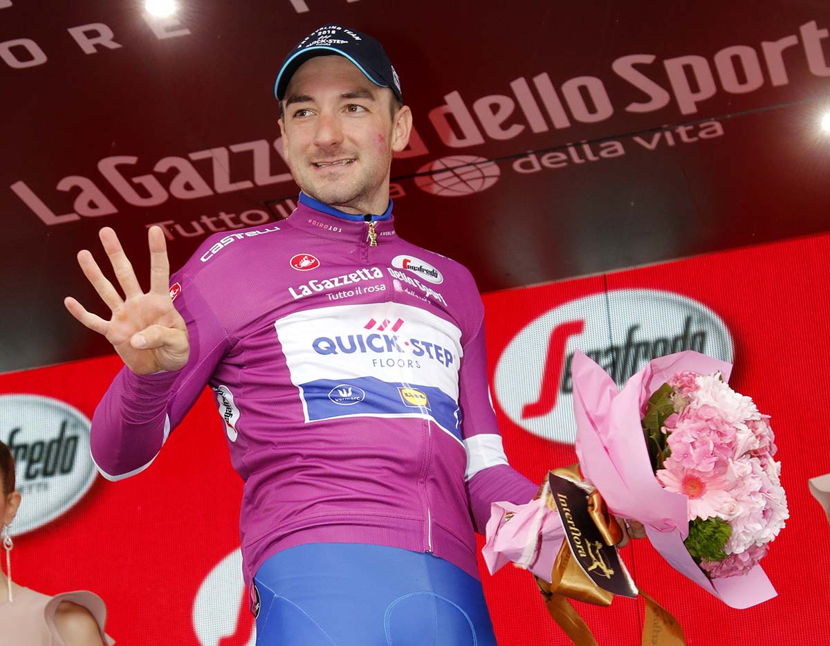 Maglia ciclamino e quattro vittorie di tappa per Elia Viviani al Giro 101